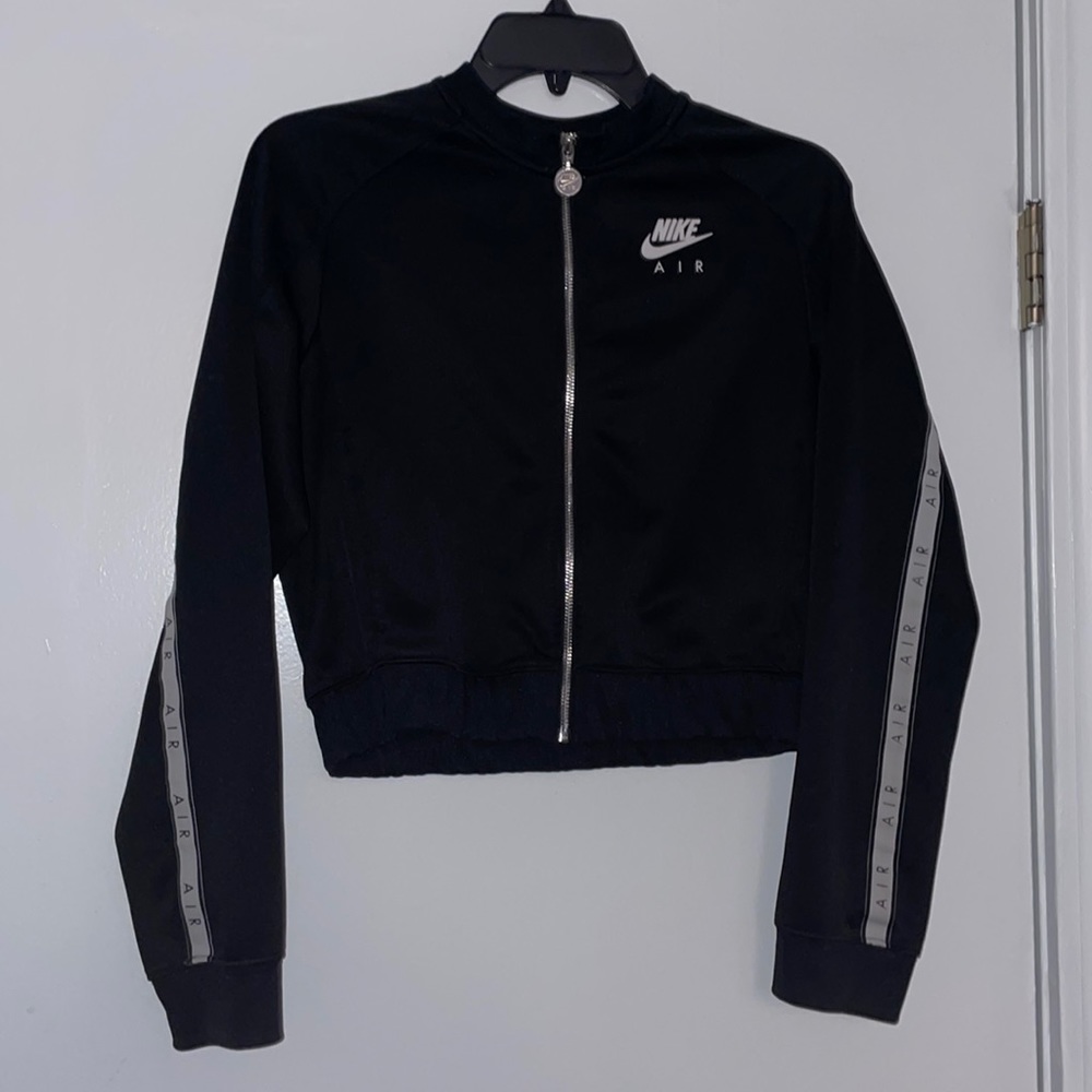 Nike air cropped jacket, size small